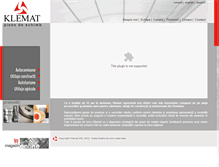 Tablet Screenshot of klemat.ro